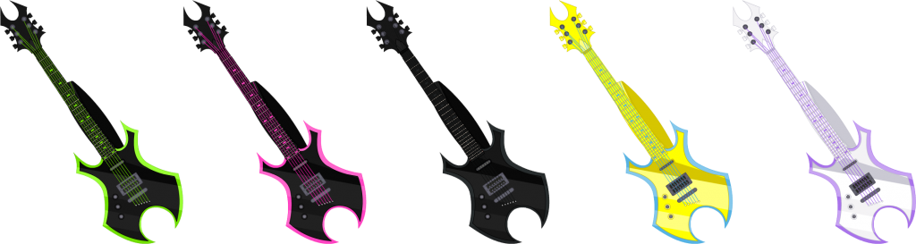 Rock and Roll Bunny Guitar F